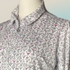 San Soleil Martini Print Women's Golf
Pullover Size M